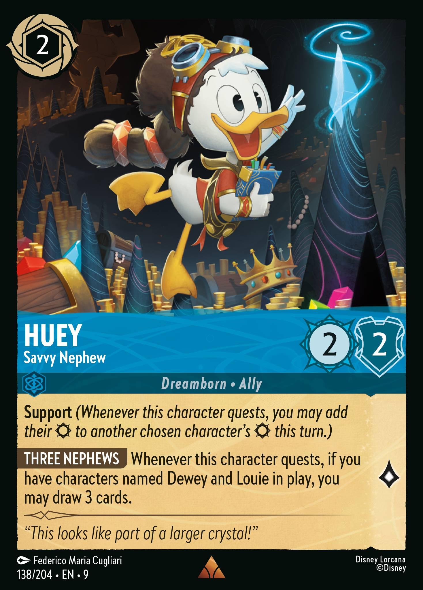 Huey, Savvy Nephew - FOIL — image 1