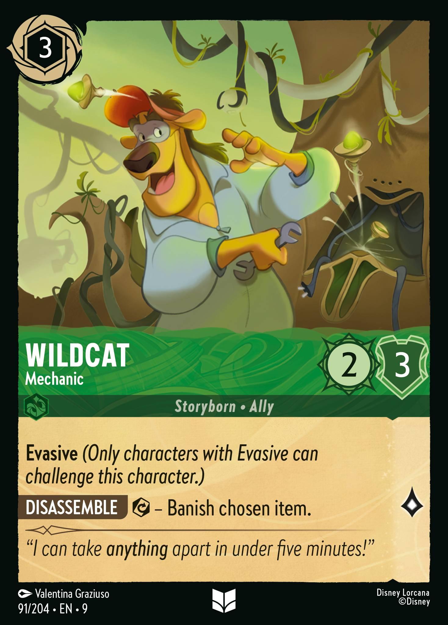 Wildcat, Mechanic - FOIL — image 1