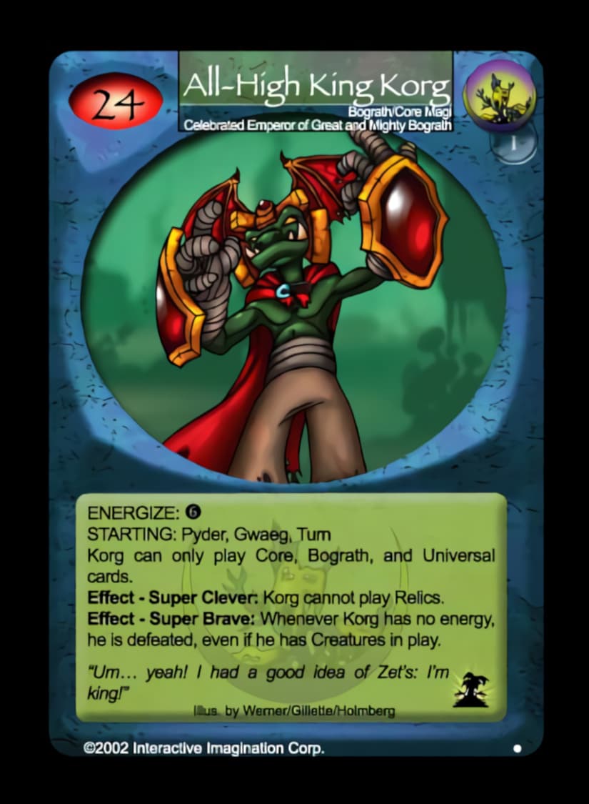 All-High King Korg (Bograth) - FOIL — image 1