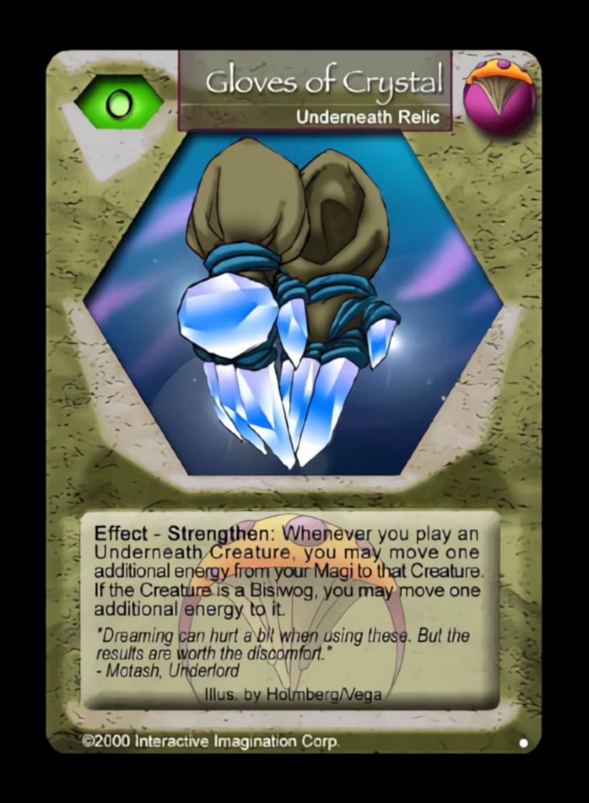 Gloves of Crystal - FOIL — image 1