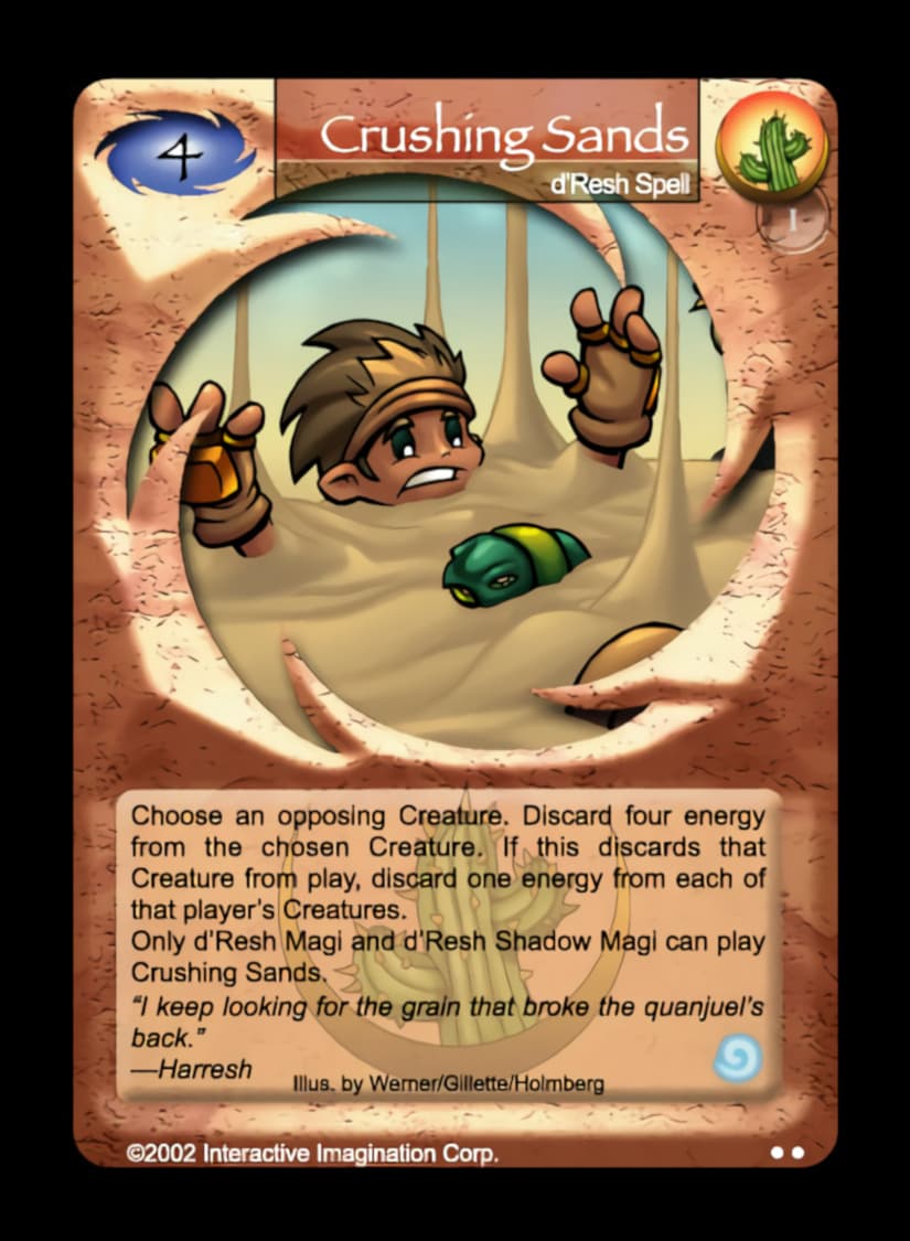 Crushing Sands - FOIL — image 1