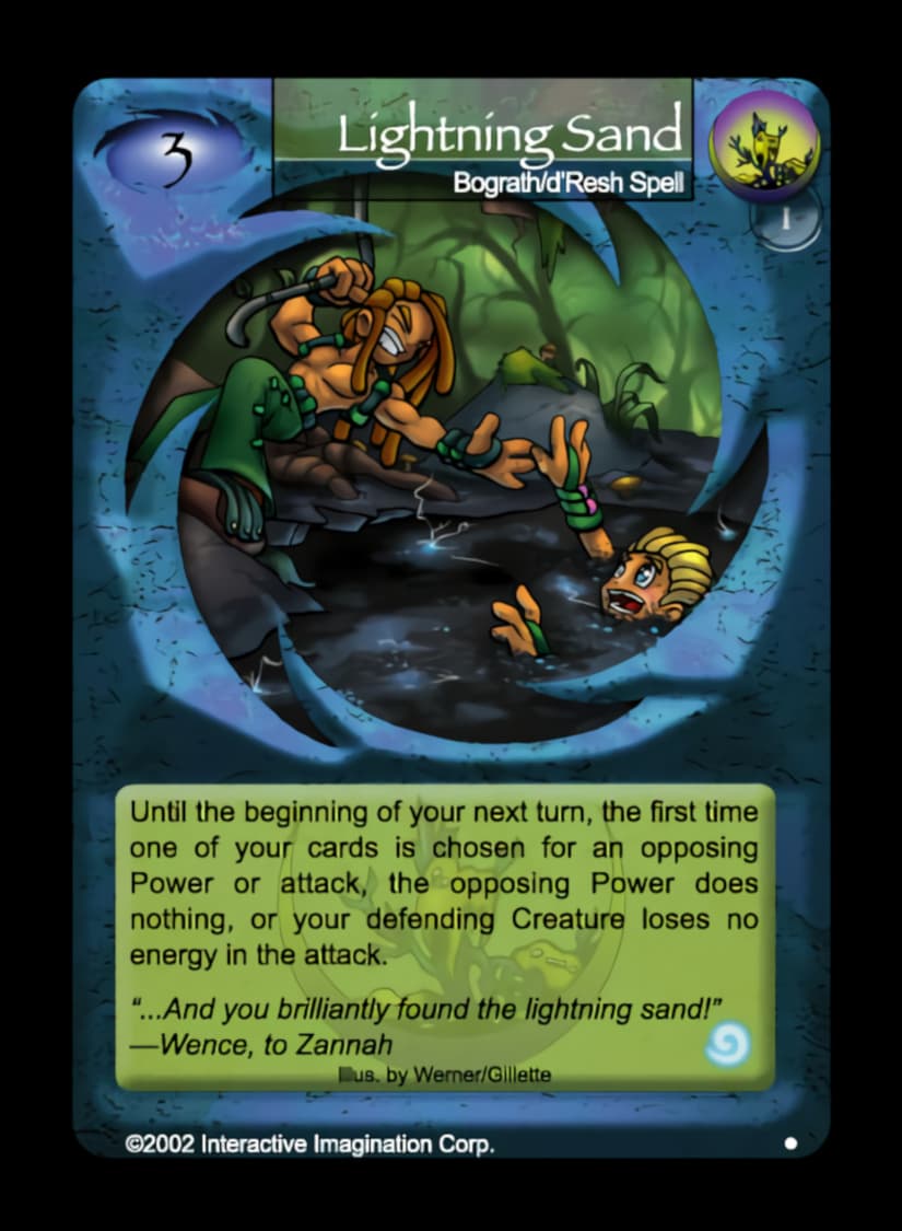 Lightning Sand (Bograth) - FOIL — image 1