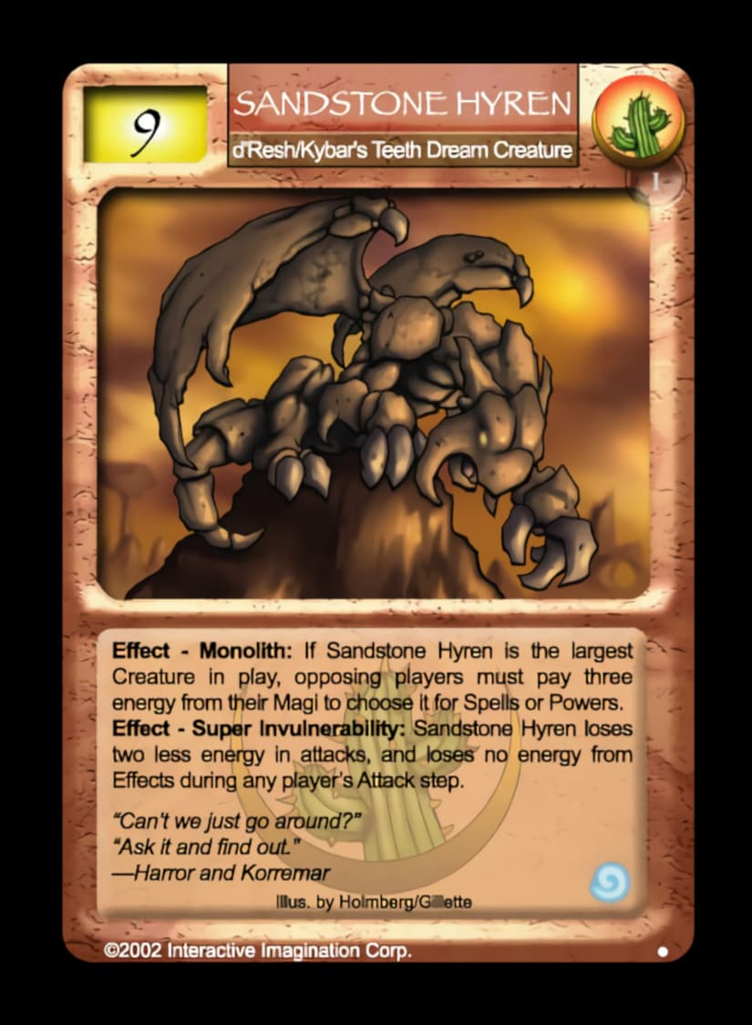 Sandstone Hyren (d'Resh) - FOIL — image 1