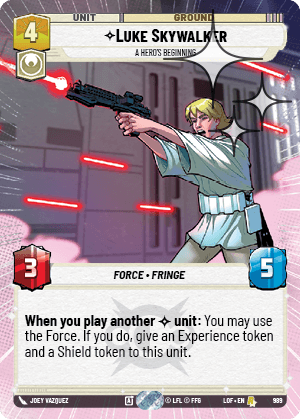 Luke Skywalker - A Hero's Beginning - HYPERSPACE FOIL — image 1