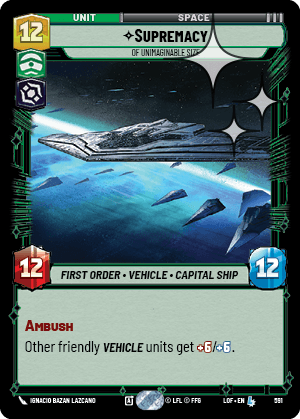 Supremacy - Of Unimaginable Size - FOIL — image 1