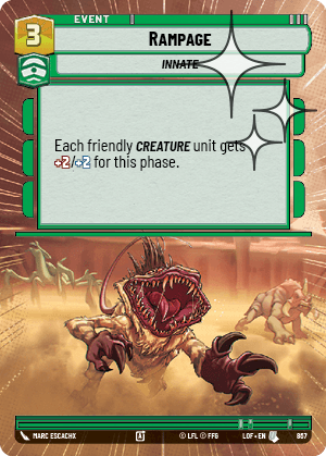 Rampage - HYPERSPACE FOIL — image 1