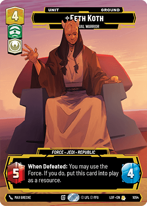 Eeth Koth - Spiritual Warrior - PRESTIGE — image 1