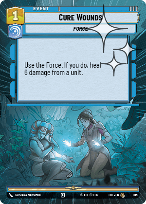 Cure Wounds - HYPERSPACE FOIL — image 1
