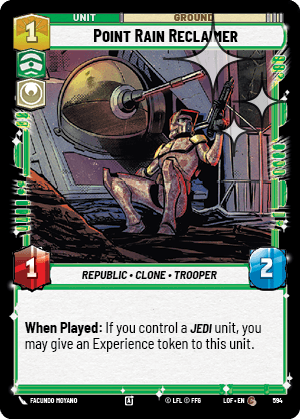 Point Rain Reclaimer - FOIL — image 1