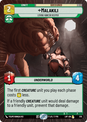 Malakili - Loving Rancor Keeper - HYPERSPACE — image 1