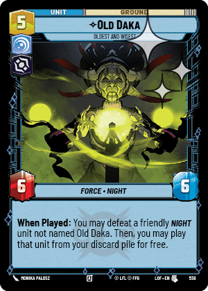 Old Daka - Oldest and Wisest - FOIL — image 1