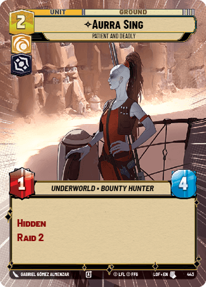 Aurra Sing - Patient and Deadly - HYPERSPACE — image 1