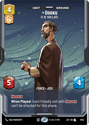 Dooku - It Is Too Late - PRESTIGE — image 1