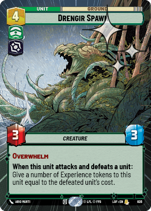 Drengir Spawn - HYPERSPACE FOIL — image 1