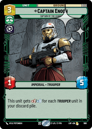 Captain Enoch - Captain of the Guard - FOIL — image 1