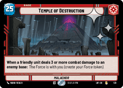 Temple of Destruction - FOIL — image 1