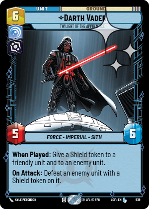 Darth Vader - Twilight of the Apprentice - FOIL — image 1