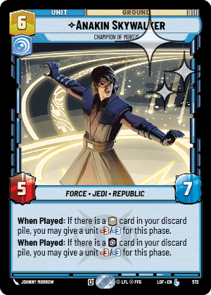 Anakin Skywalker - Champion of Mortis - FOIL — image 1