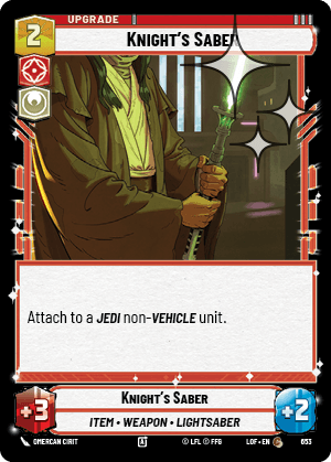 Knight's Saber - FOIL — image 1
