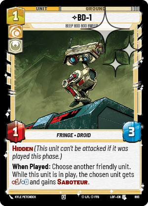 BD-1 - Beep Boo Boo Bweep - FOIL — image 1