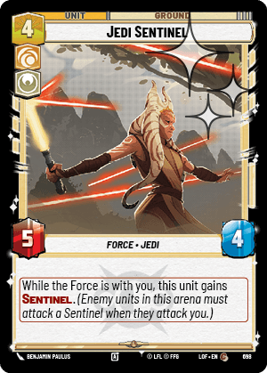 Jedi Sentinel - FOIL — image 1
