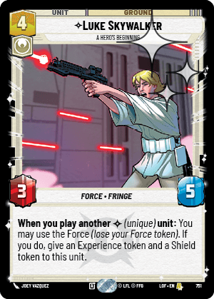 Luke Skywalker - A Hero's Beginning - FOIL — image 1