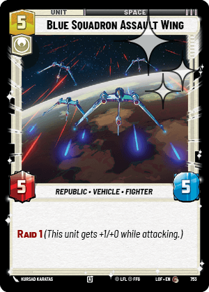 Blue Squadron Assault Wing - FOIL — image 1
