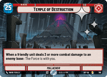 Temple of Destruction - HYPERSPACE FOIL — image 1
