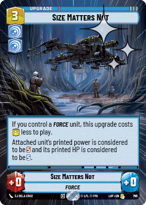 Size Matters Not - HYPERSPACE FOIL — image 1
