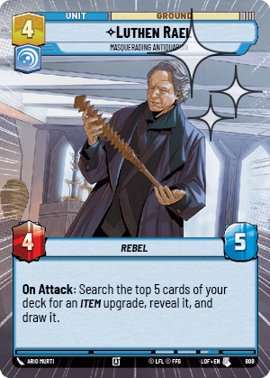Luthen Rael - Masquerading Antiquarian - HYPERSPACE FOIL — image 1