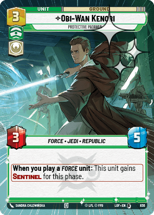 Obi-Wan Kenobi - Protective Padawan - HYPERSPACE FOIL — image 1
