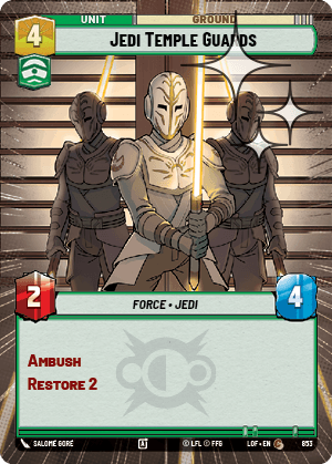 Jedi Temple Guards - HYPERSPACE FOIL — image 1
