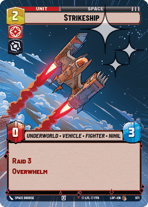 Strikeship - HYPERSPACE FOIL — image 1