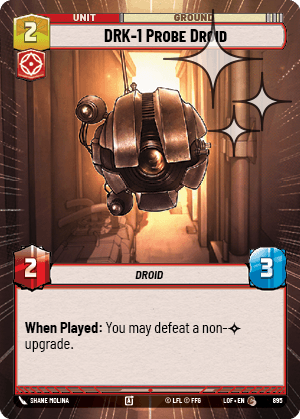 DRK-1 Probe Droid - HYPERSPACE FOIL — image 1