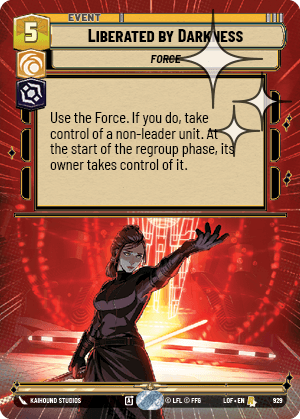 Liberated by Darkness - HYPERSPACE FOIL — image 1