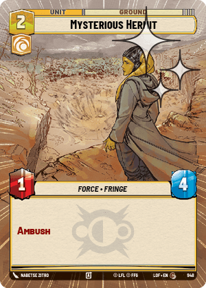 Mysterious Hermit - HYPERSPACE FOIL — image 1