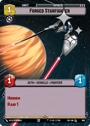 Forged Starfighter - HYPERSPACE FOIL — image 1