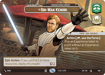 Obi-Wan Kenobi - Courage Makes Heroes - SHOWCASE — image 1