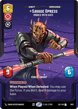 Savage Opress - Imbued With Hate - PRESTIGE — image 1