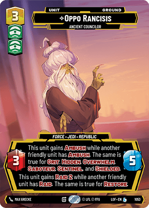Oppo Rancisis - Ancient Councilor - PRESTIGE — image 1