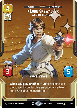 Luke Skywalker - A Hero's Beginning - PRESTIGE FOIL — image 1