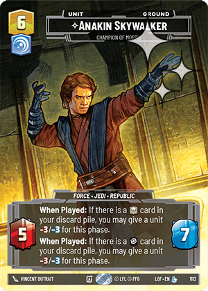 Anakin Skywalker - Champion of Mortis - PRESTIGE FOIL — image 1
