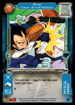 Blue Face Annihilation - Foil — image 1