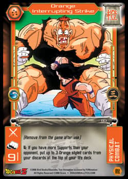 Orange Interrupting Strike - Foil — image 1