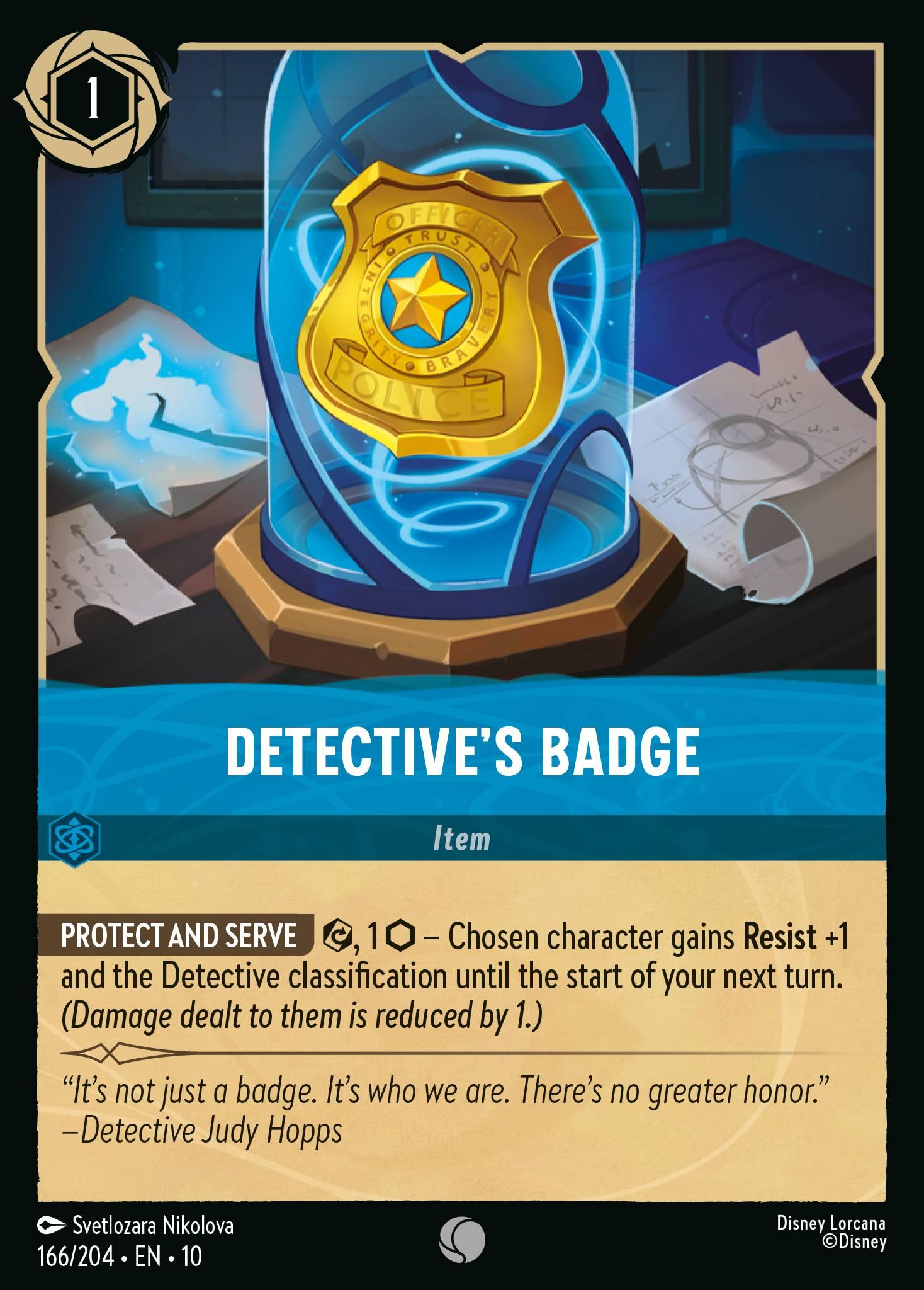 Detective's Badge - FOIL — image 1