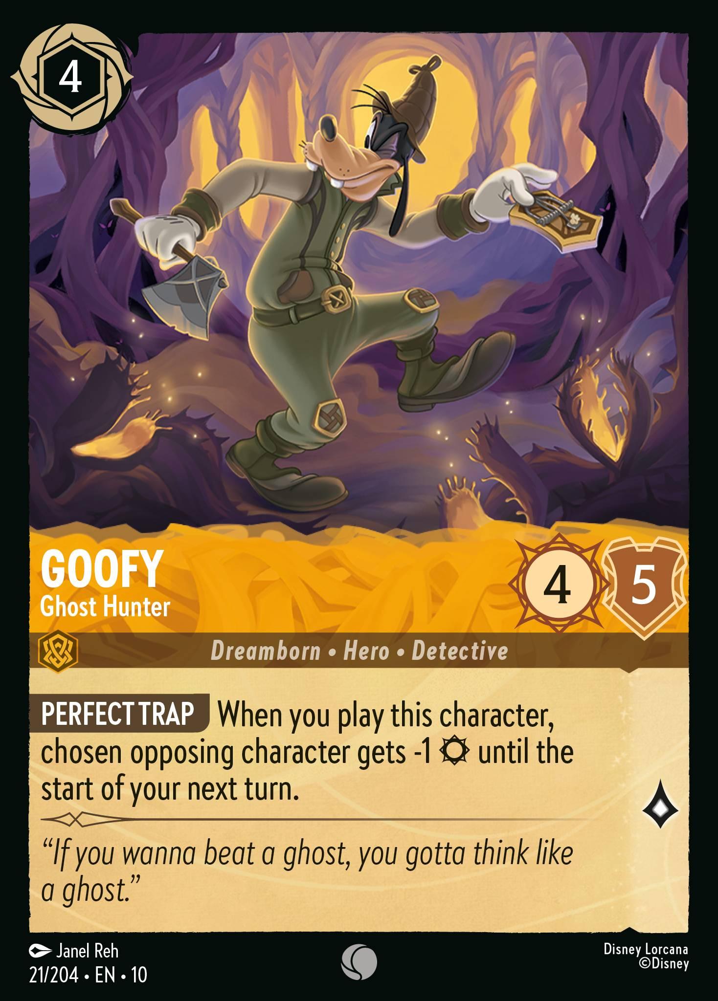 Goofy, Ghost Hunter - FOIL — image 1