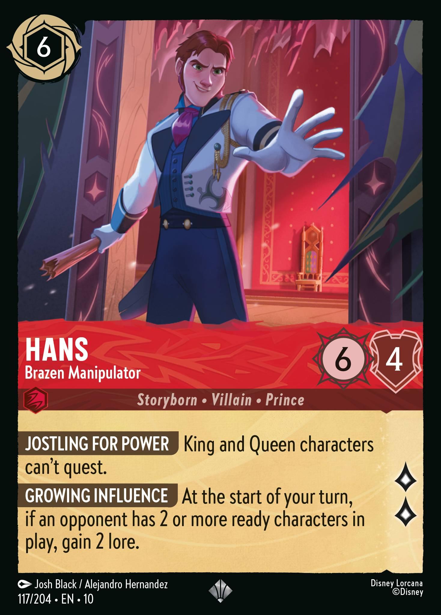 Hans, Brazen Manipulator - FOIL — image 1
