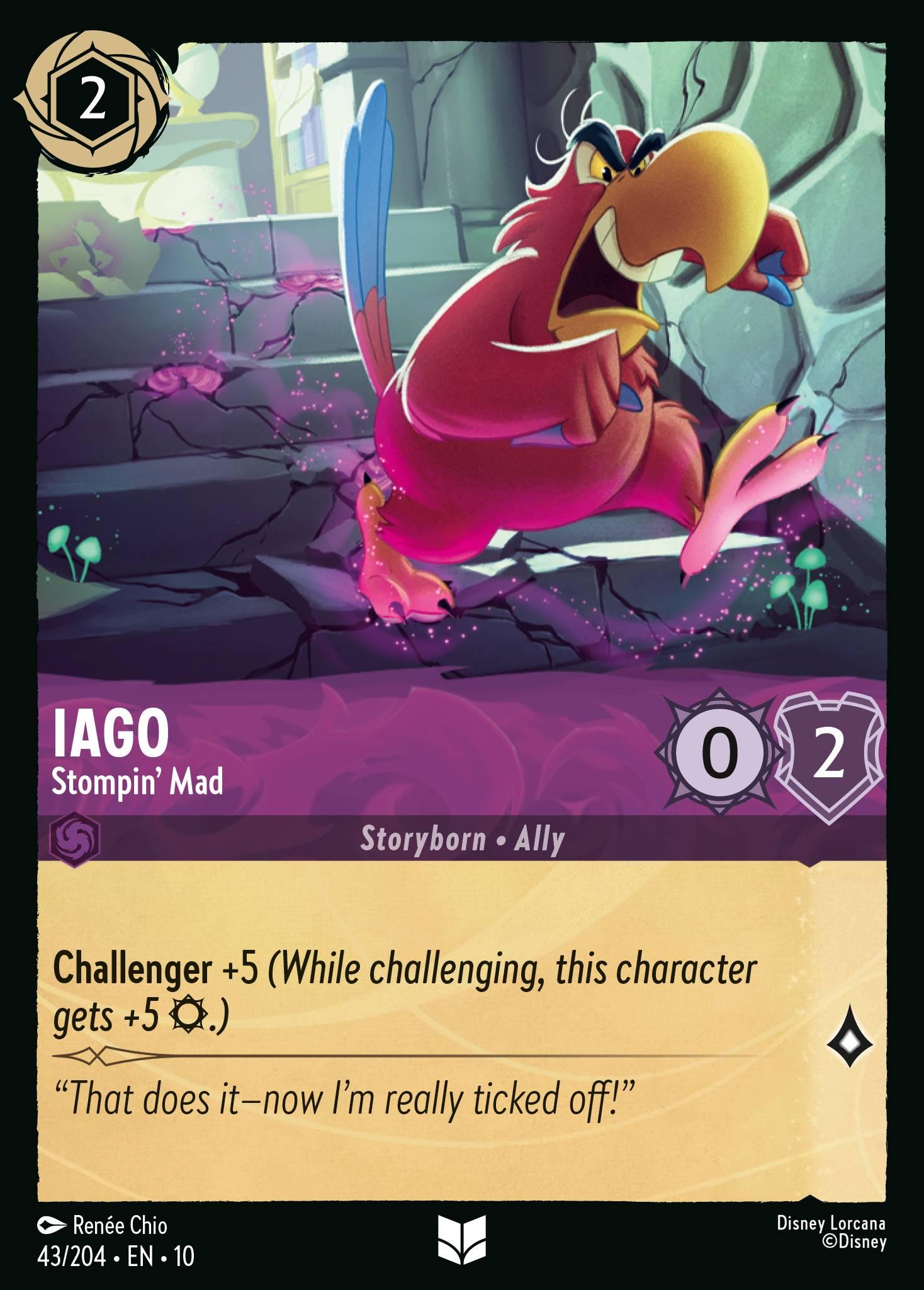 Iago, Stompin' Mad - FOIL — image 1