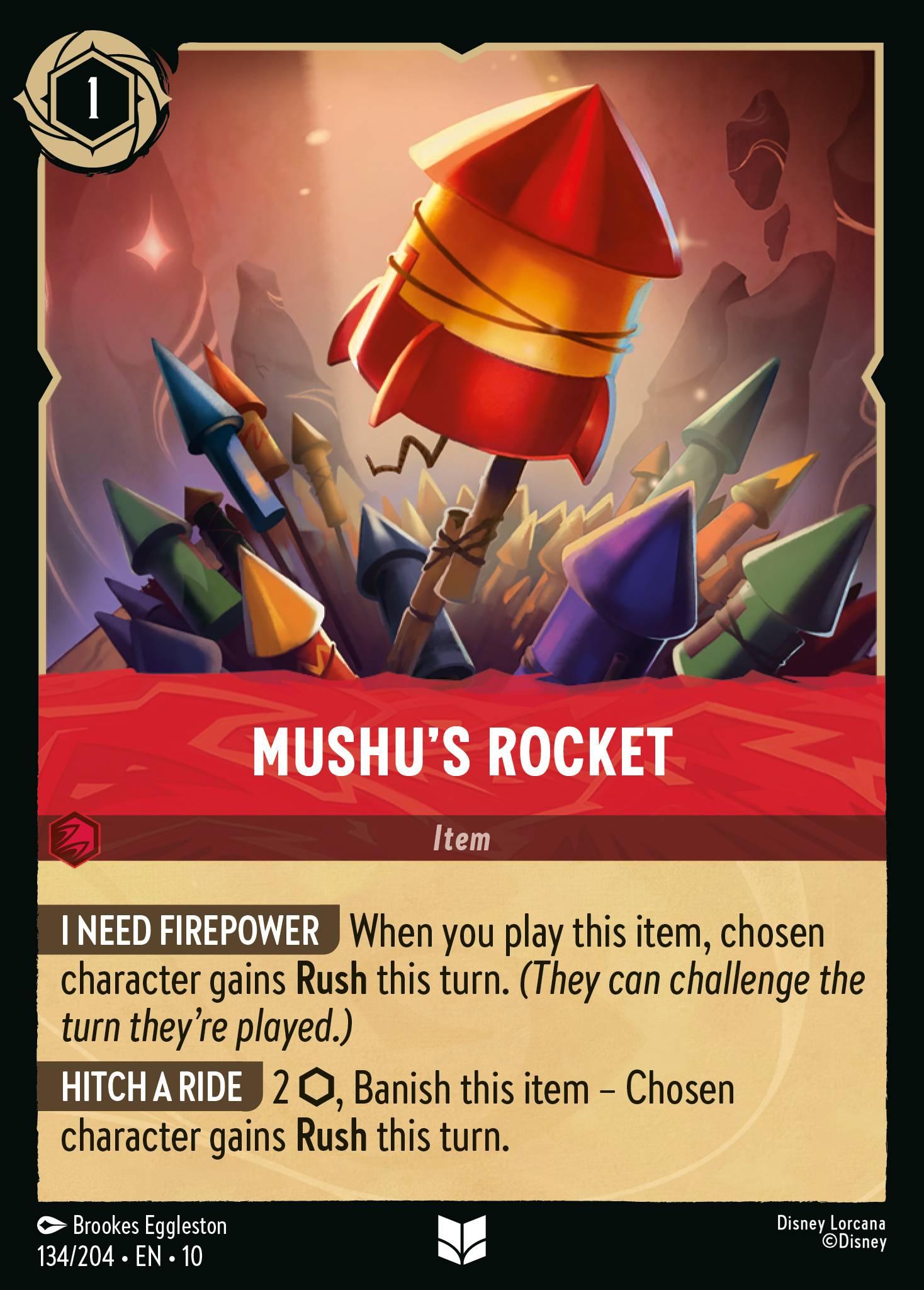 Mushu's Rocket - FOIL — image 1