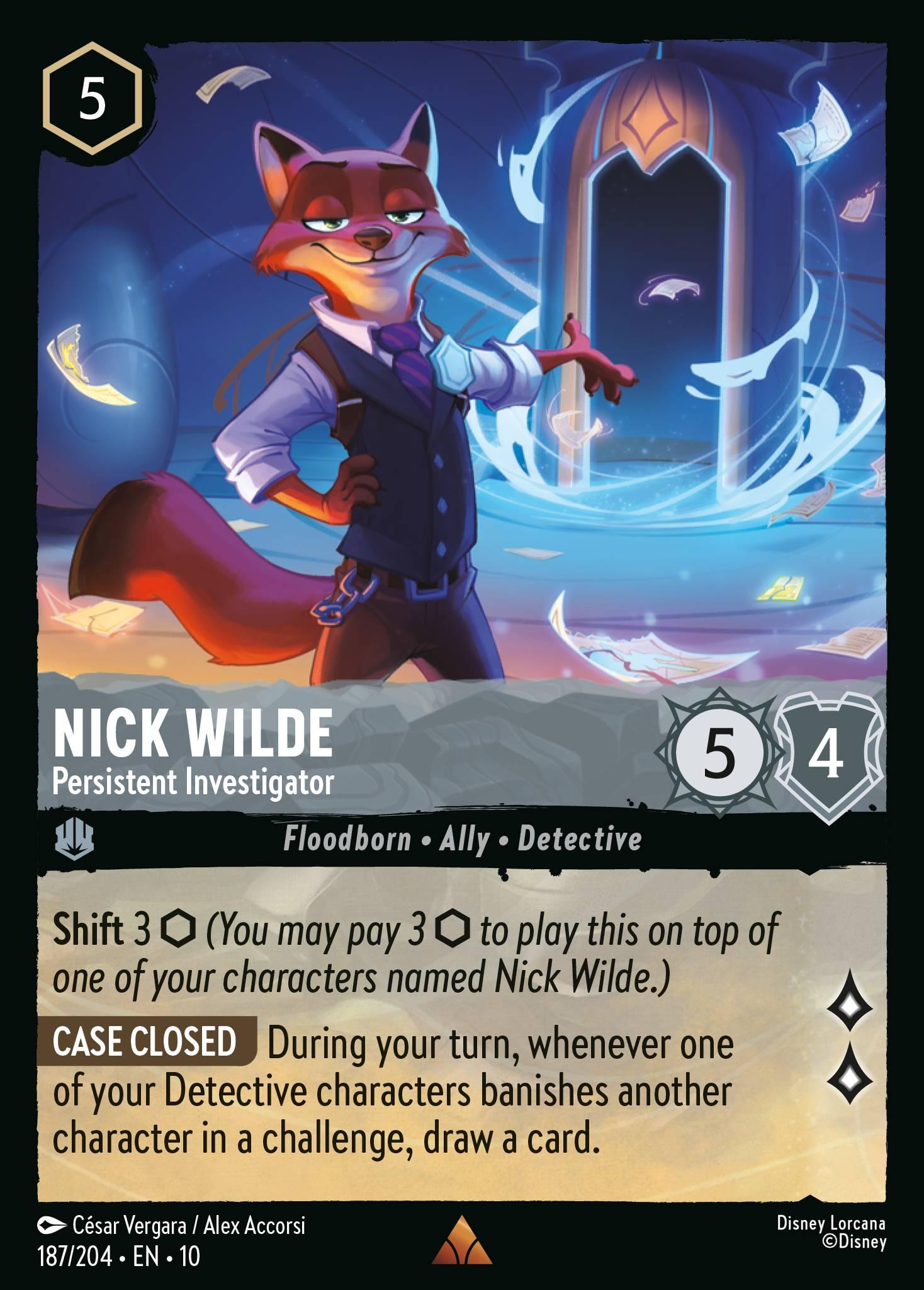 Nick Wilde, Persistent Investigator - FOIL — image 1